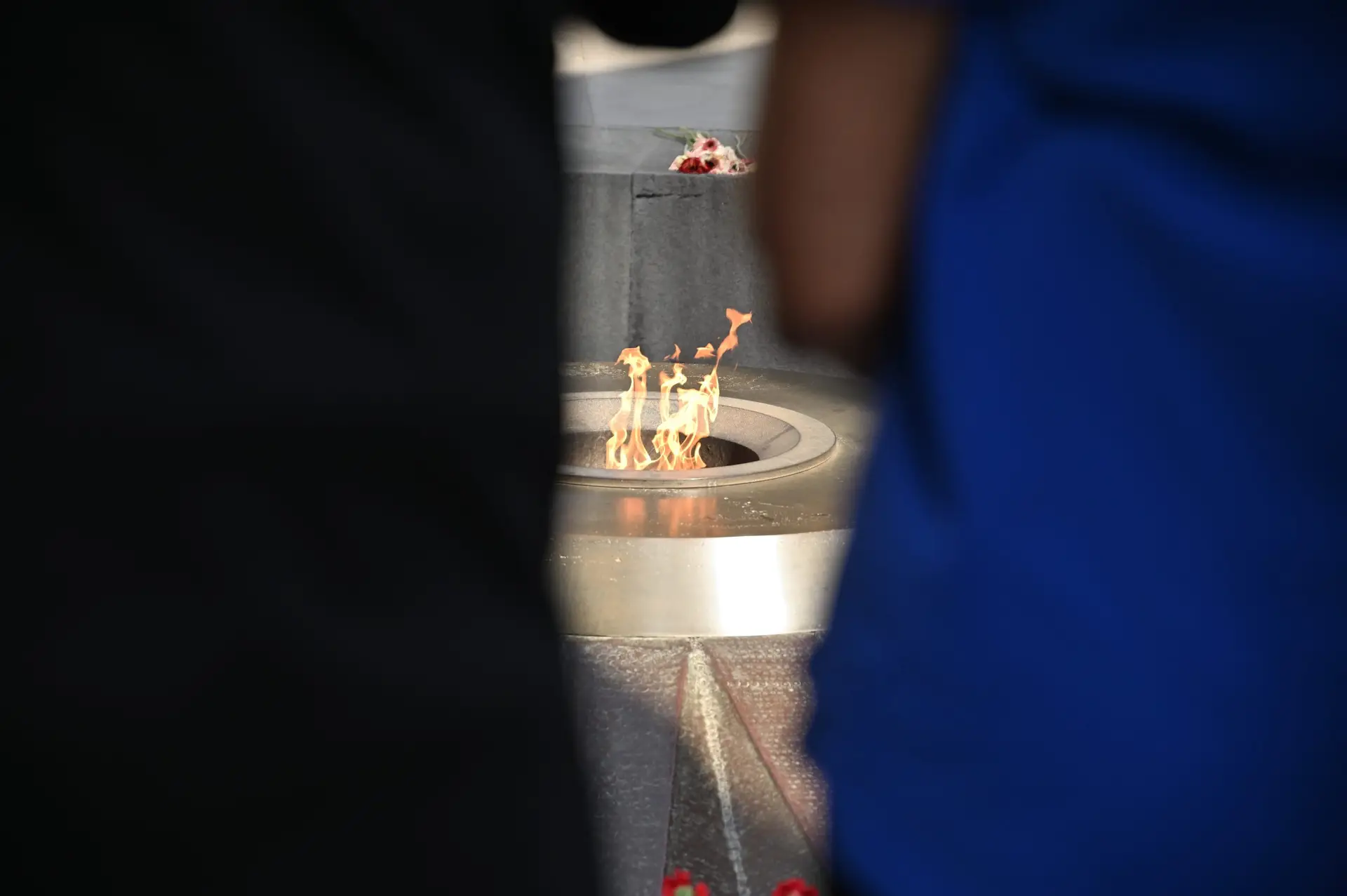 Eternal flame Armenia memorial